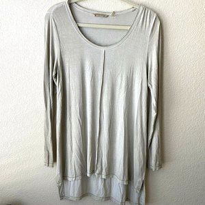 Soft Surroundings Womens Long Sleeve Tunic Top Size XS